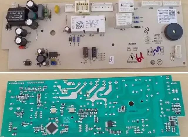 неисправный модуль управления сушильной машины