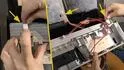 отключение проводов с блока управления посудомоечной машины