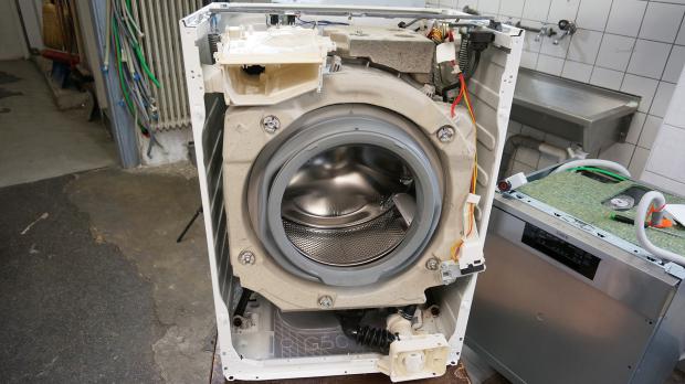 замена сливного насоса в стиральной машине сименс